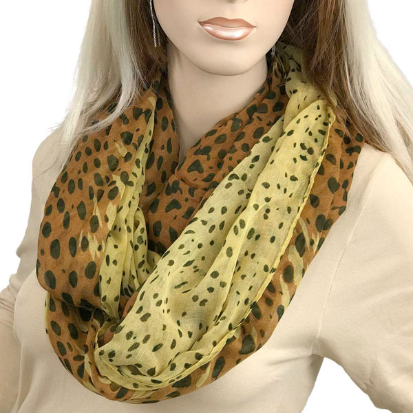 Wide Print Infinity Scarves - 3062/3064