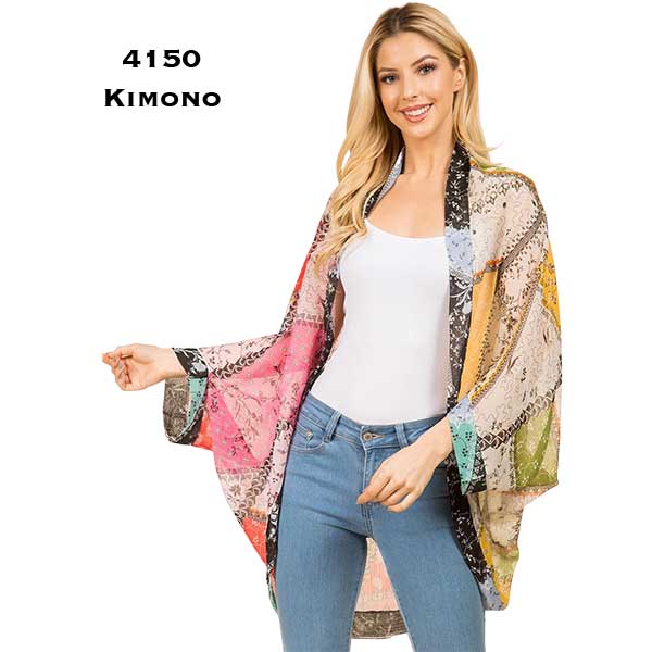 4150 - Multi Colored Kimonos 